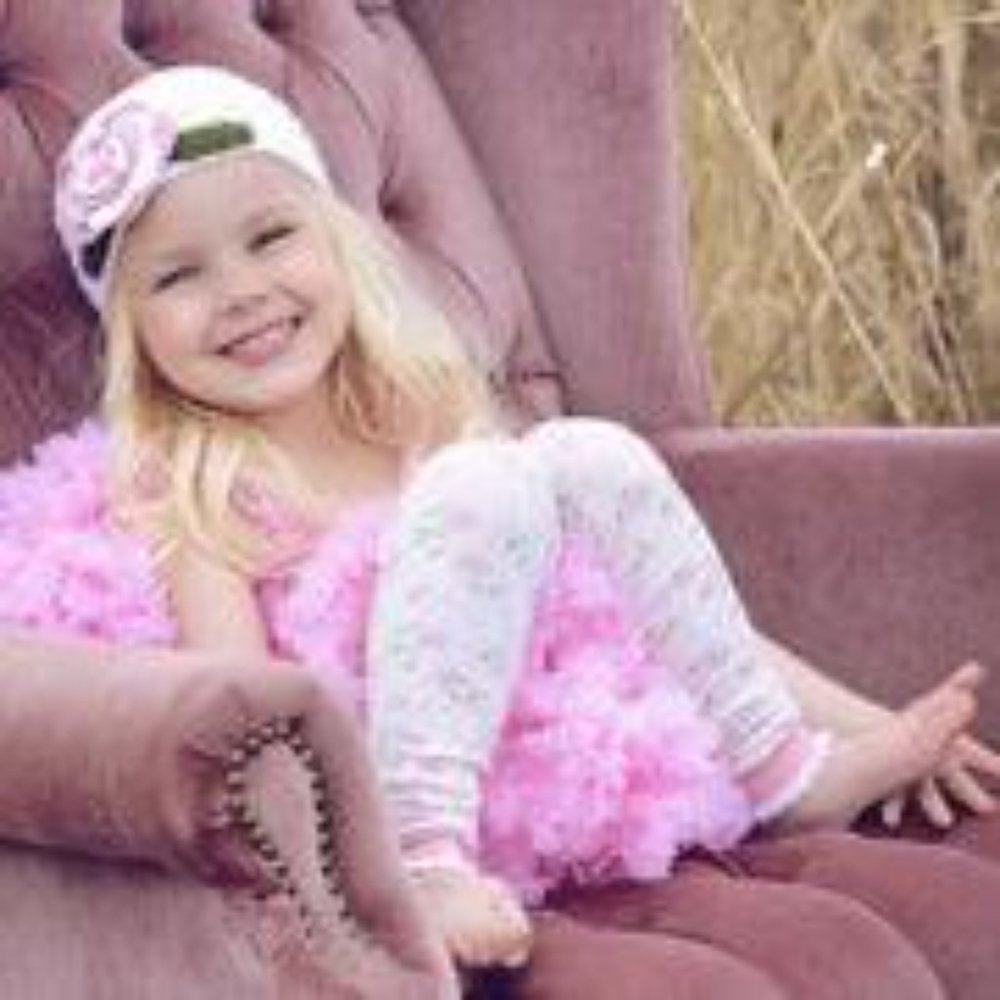 Pink Flower Enchanted Leg Warmers by Huggalugs - Babies to Kids 8 Years - NIP - Picture 2 of 3